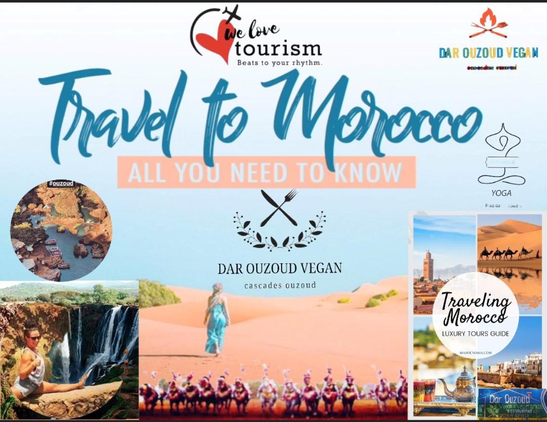 Dar Ouzoud Vegan Hotel Bagian luar foto